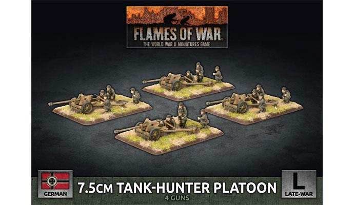 Flames of War: German 7.5cm Tank-Hunter Platoon (Late War) - 