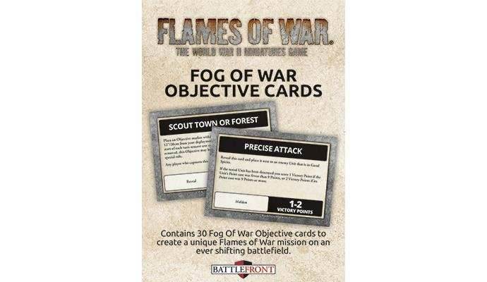 Flames of War: Fog Of War - Objective Cards - 