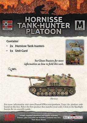 Flames of War: German Hornisse Tank Hunter Platoon (Mid War) - 