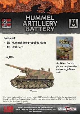 Flames of War: German Hummel Artillery Battery (Mid War) - 