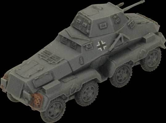 Flames of War: German SD KFZ 231 Heavy Scout Troop (Mid War) - 
