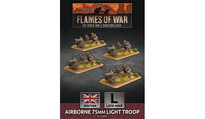 Flames of War: British Airborne 75mm Light Troop (Late War) - 