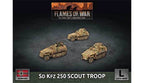 Flames of War: German SD KFZ 250 Scout Troop (Late War) - 