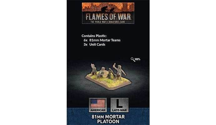Flames of War: American 81mm Mortar Platoon (Late War) - 