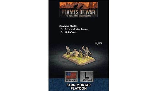 Flames of War: American 81mm Mortar Platoon (Late War) - 