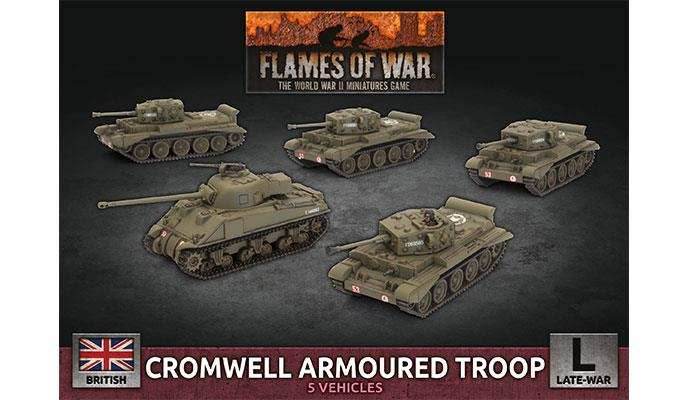 Flames of War: British Cromwell Armoured Troop (Late War) - 