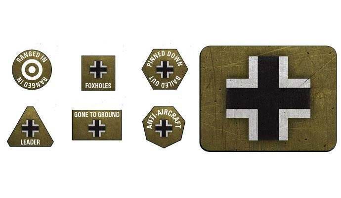 Flames of War: German Tokens and Objectives - 