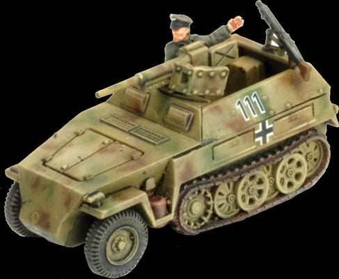 Flames of War: German SD KFZ 250 Transports (Late War) - 