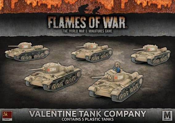 Flames of War: Soviet Valentine Tank Company (Mid War) - 