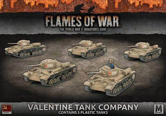 Flames of War: Soviet Valentine Tank Company (Mid War) - 