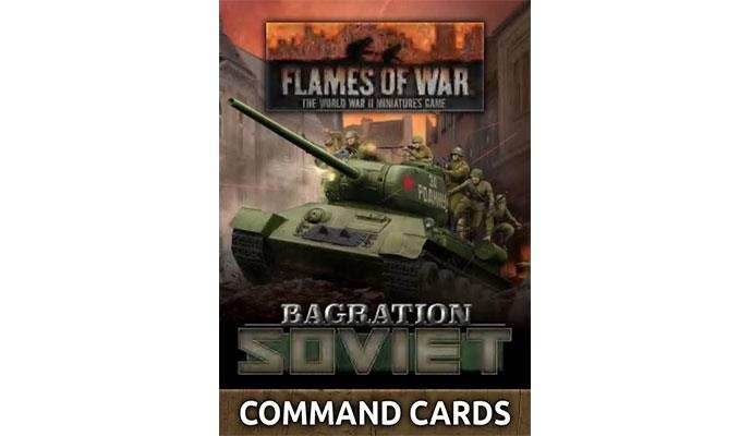 Flames of War: Bagration - Soviet Command Cards - 