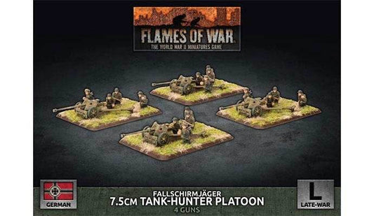 Flames of War: German Fallschirmjäger 7.5cm Tank Hunter Platoon (Late War) - 