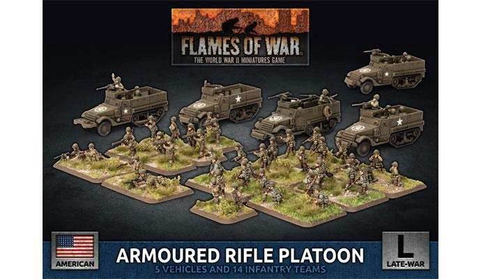 Flames of War: American Armored Rifle Platoon (Late War) - 