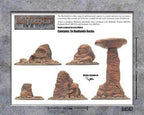 Battlefield in a Box: Badlands Pillars - Mars - 