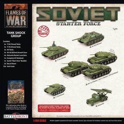 Flames of War: Soviet Starter Force - Tank Shock Group Army Deal (Late War) - 