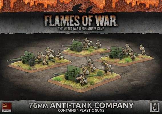 Flames of War: Soviet 76mm Anti-Tank Company (Mid War) - 