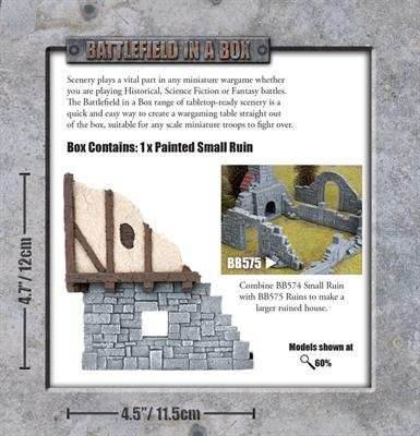 Battlefield in a Box: Wartorn Village - Small Ruin - 