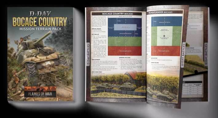 Flames of War: D-Day - Bocage Mission Terrain Pack - 