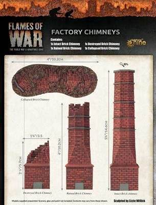 Flames of War: Factory Chimneys - 