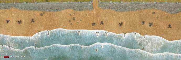 Flames of War: D-Day - Beach Landing Mat - 