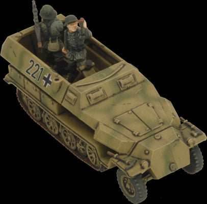 Flames of War: German SD KFZ 251 Half-Tracks (Mid War) - 