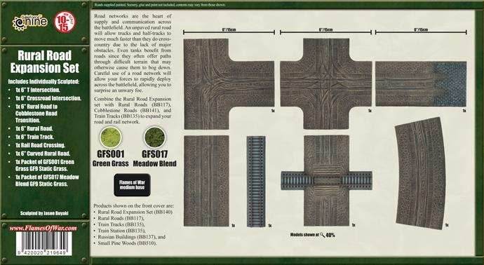 Flames of War: Rural Road Expansion Set - 
