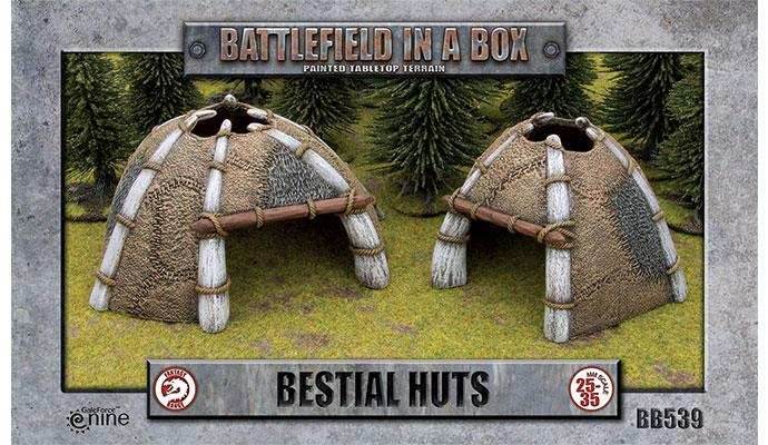 Battlefield in a Box: Bestial Huts - 