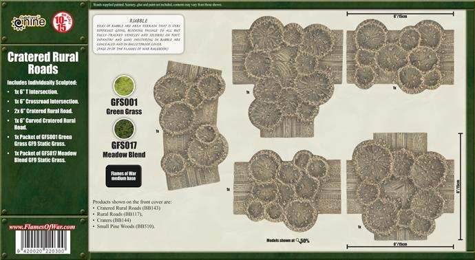 Flames of War: Cratered Rural Roads - 