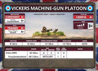 Flames of War: British Vickers MMG Platoon (Late War) - 