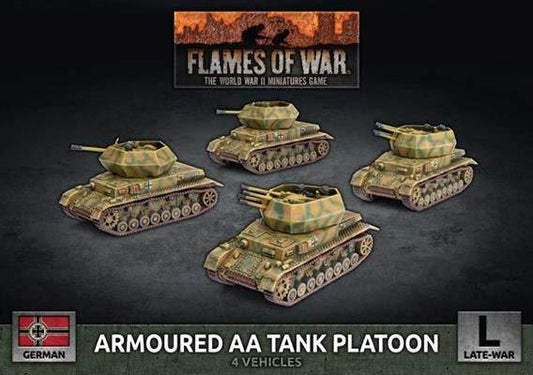 Flames of War: German Armoured AA Tank Platoon (Late War) - 