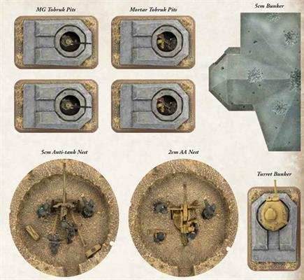 Flames of War: D-Day - Beach Assault Mission Terrain Pack - 