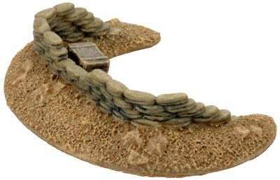 Flames of War: Desert Sandbags - Dug In Markers - 
