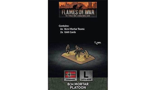 Flames of War: German 8cm Mortar Platoon (Late War) - 