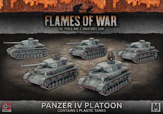 Flames of War: German Panzer IV Platoon (Mid War) - 