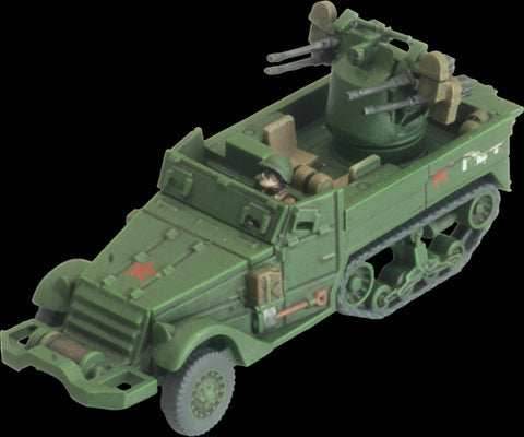 Flames of War: Soviet ZSU M17 Anti-Aircraft Platoon (Late War) - 