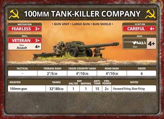 Flames of War: Soviet 100mm Heavy Tank-Killer Company (Late War) - 