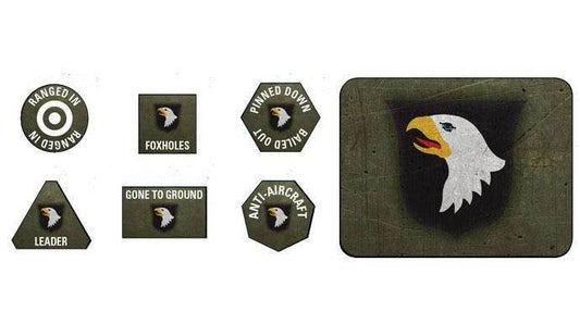 Flames of War: American 101st Airborne Division Tokens and Objectives - 