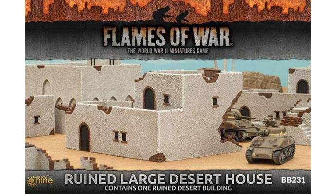 Flames of War: Ruined Large Desert House - 