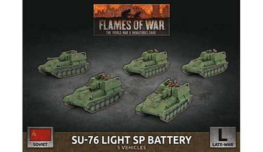 Flames of War: Soviet SU-76 Light SP Battery (Late War) - 