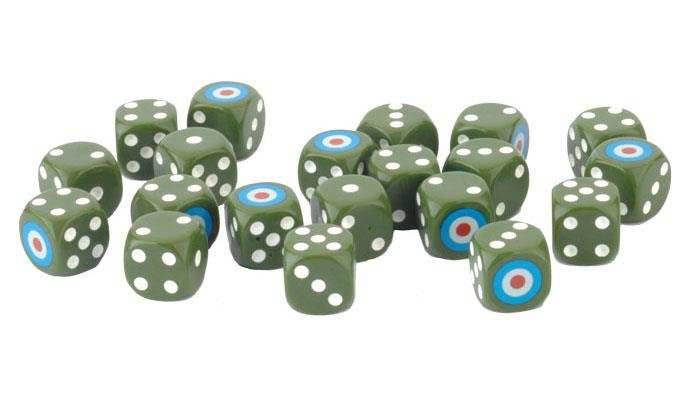 Flames of War: British Dice Set (Late War) - 