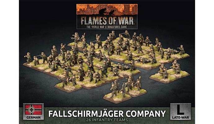 Flames of War: German Fallschirmjäger Company (Late War) - 
