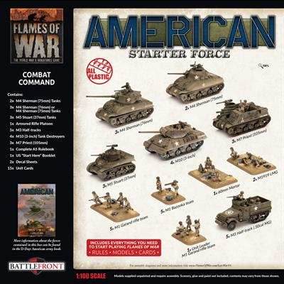 Flames of War: American US Combat Command Army Deal (Late War) - 