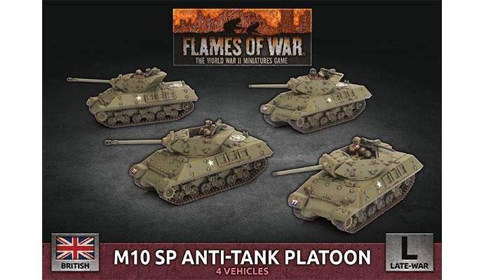 Flames of War: British M10 SP Anti-Tank Troop (Late War) - 