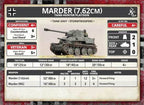 Flames of War: German Marder (7.62cm) Tank-Hunter Platoon (Mid War) - 