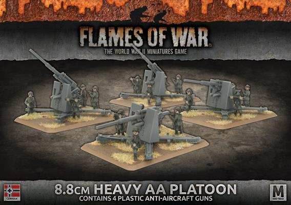 Flames of War: German 8.8cm Heavy AA Platoon (Mid War) - 