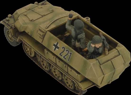 Flames of War: German SD KFZ 251 Half-Tracks (Mid War) - 
