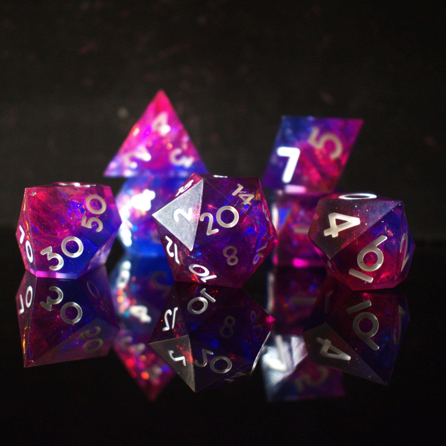 Thunderwave Sharp-Edged Resin Dice Set - 