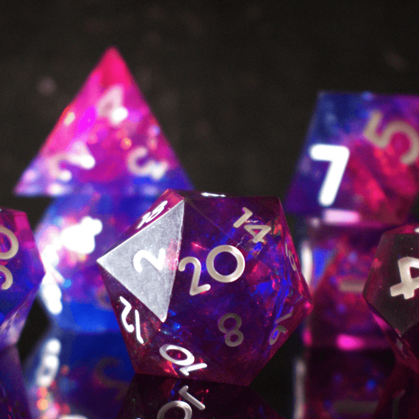 Thunderwave Sharp-Edged Resin Dice Set - 