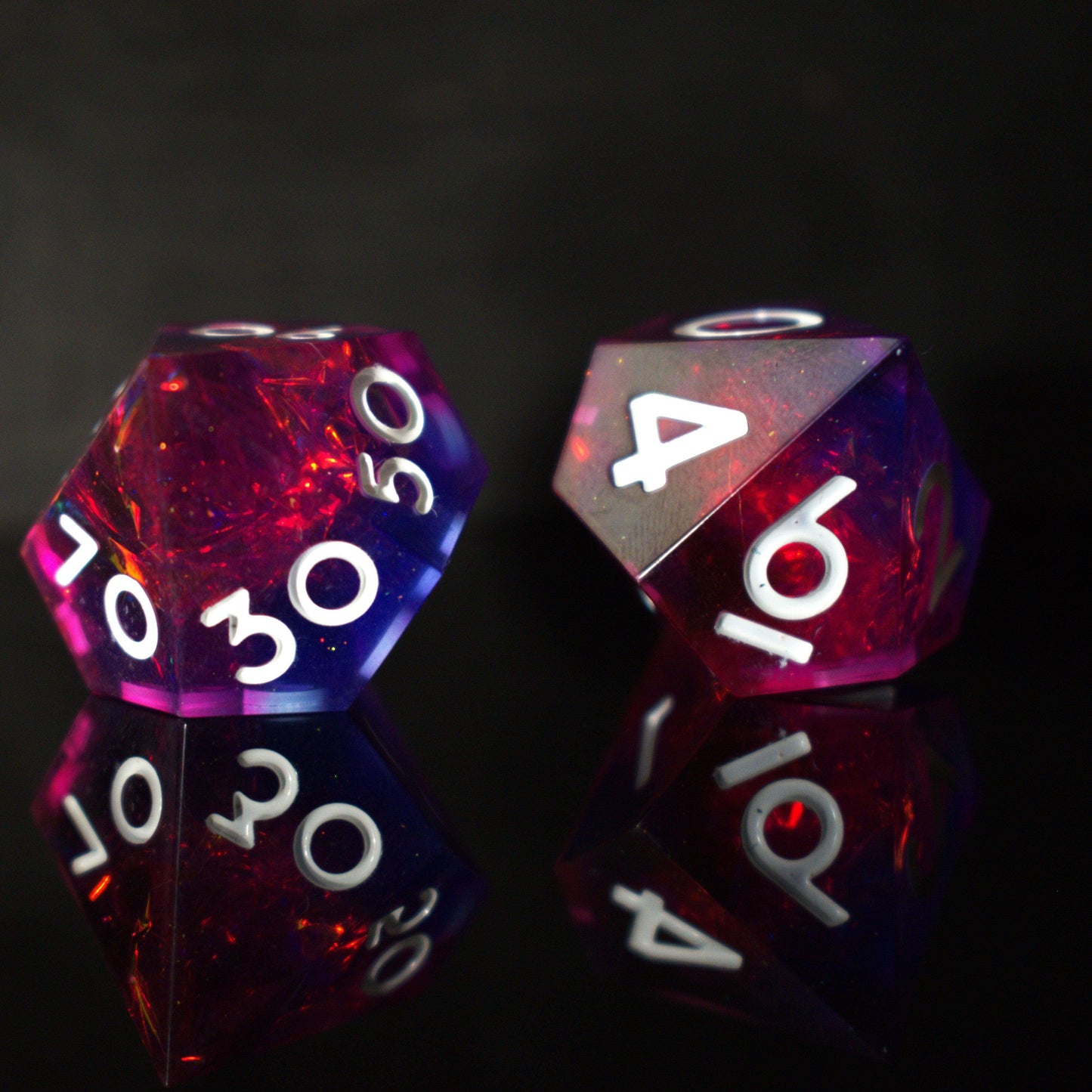 Thunderwave Sharp-Edged Resin Dice Set - 