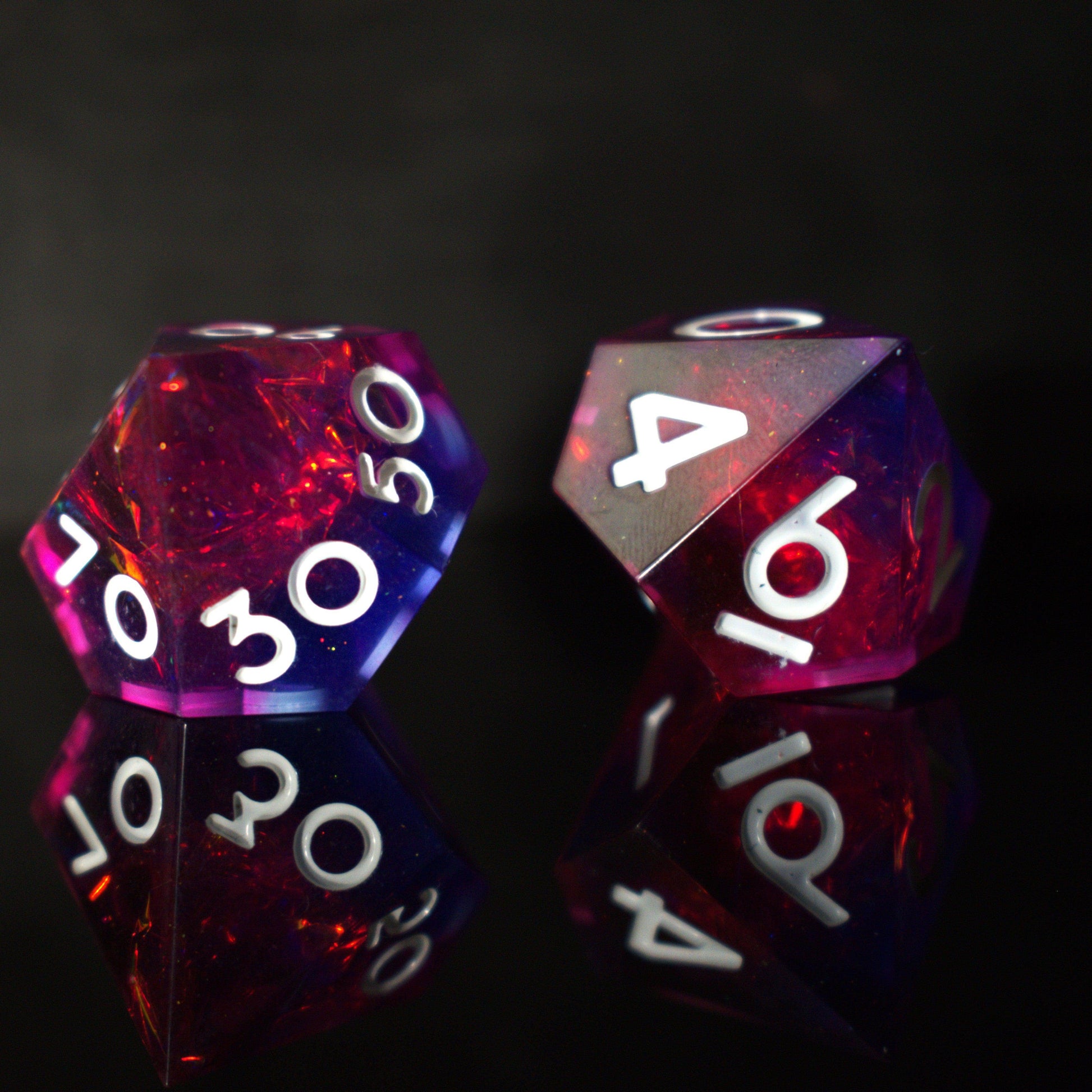 Thunderwave Sharp-Edged Resin Dice Set - 